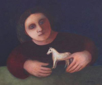 Nicola Slattery - Small White Horse